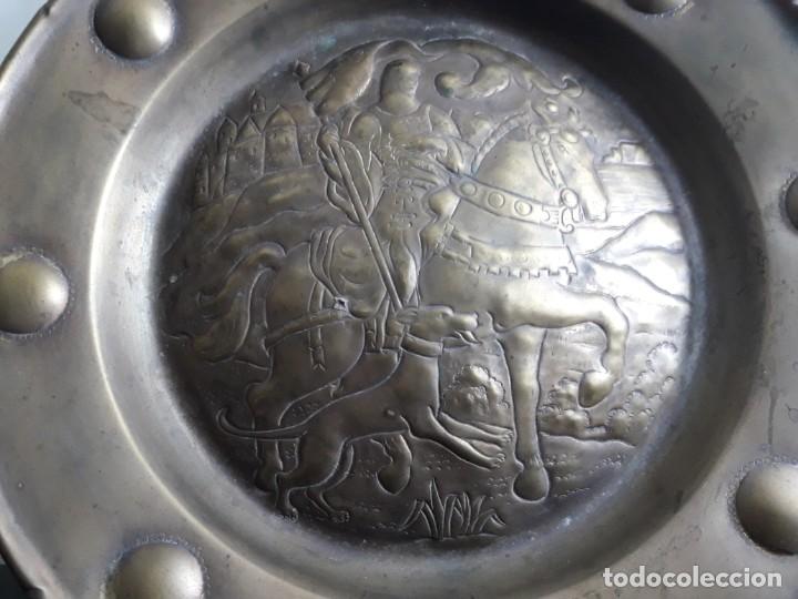 Antig&uuml;edades: Plato decorativo estilo gotico - Foto 2