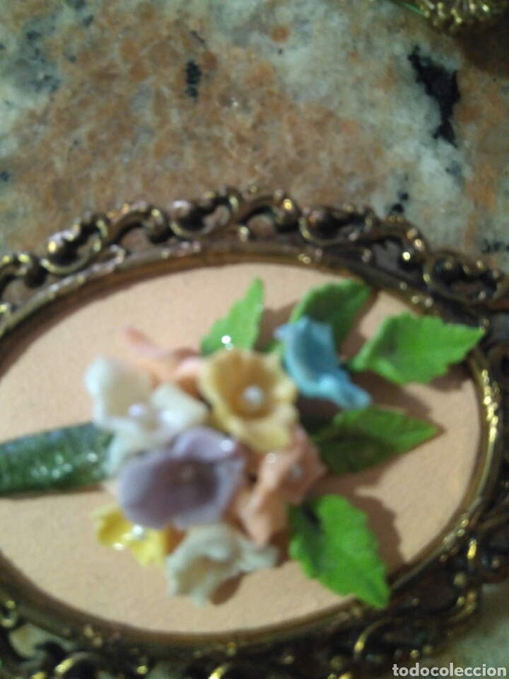 Antig&uuml;edades: Cuadritos hechos con porcelana - Foto 3