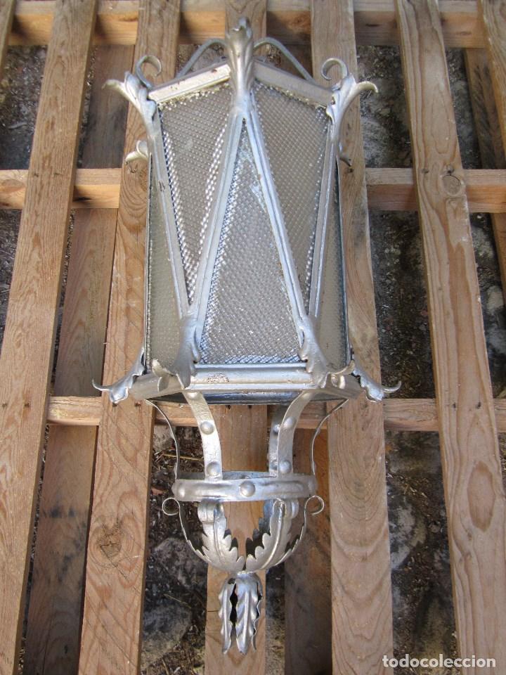 Antig&uuml;edades: GRAN FAROL DE HIERRO FORJADO S. XIX - Foto 5