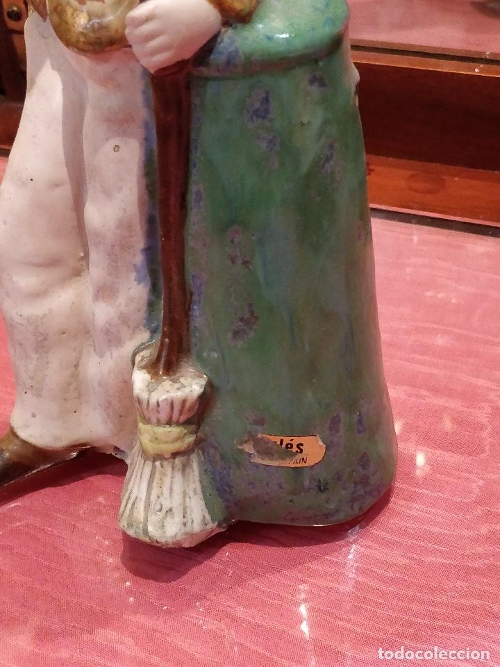 Antig&uuml;edades: Barrendero de porcelana El ingl&eacute;s - Foto 3