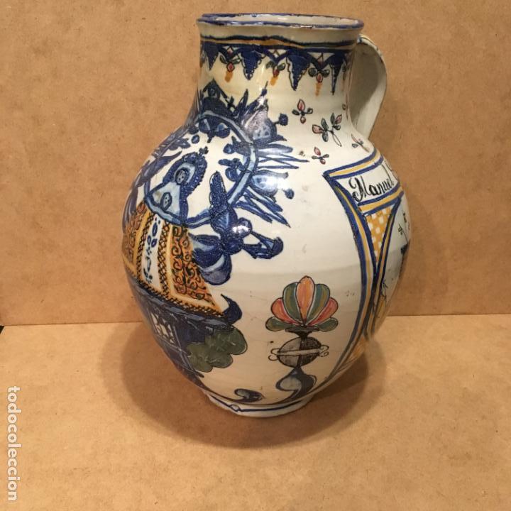 Antig&uuml;edades: Jarra de cer&aacute;mica de Talavera - Foto 4