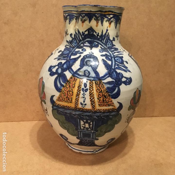 Antig&uuml;edades: Jarra de cer&aacute;mica de Talavera - Foto 5