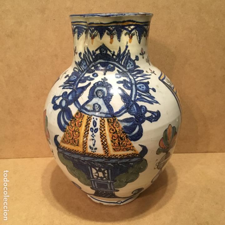Antig&uuml;edades: Jarra de cer&aacute;mica de Talavera - Foto 6