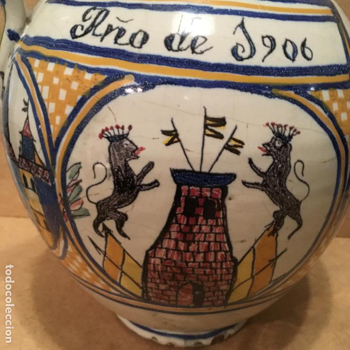 Antig&uuml;edades: Jarra de cer&aacute;mica de Talavera - Foto 11