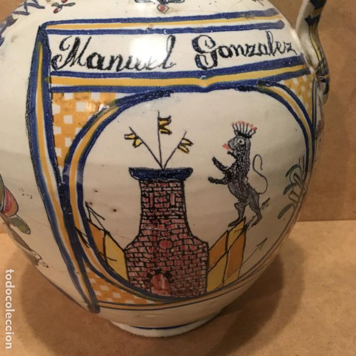 Antig&uuml;edades: Jarra de cer&aacute;mica de Talavera - Foto 12