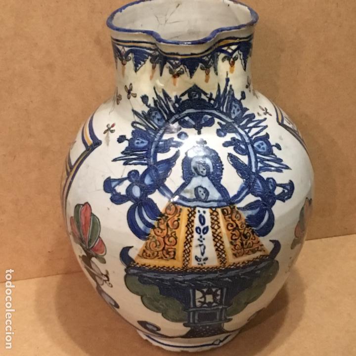 Antig&uuml;edades: Jarra de cer&aacute;mica de Talavera - Foto 14