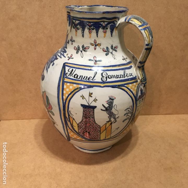 Antig&uuml;edades: Jarra de cer&aacute;mica de Talavera - Foto 15
