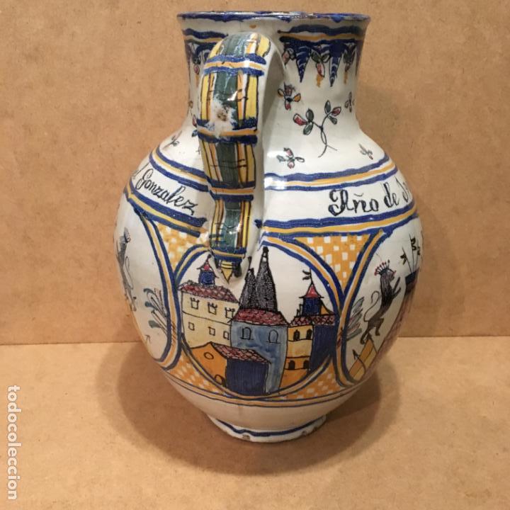 Antig&uuml;edades: Jarra de cer&aacute;mica de Talavera - Foto 16