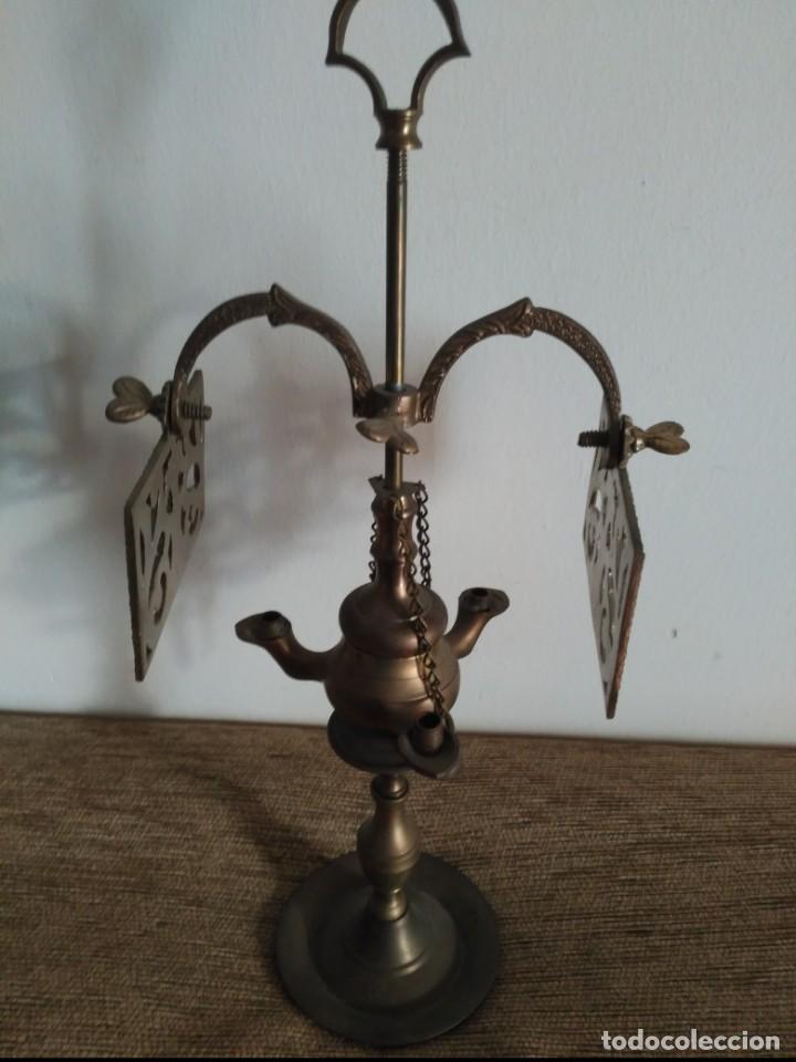 Antig&uuml;edades: candil en bronce - Foto 1