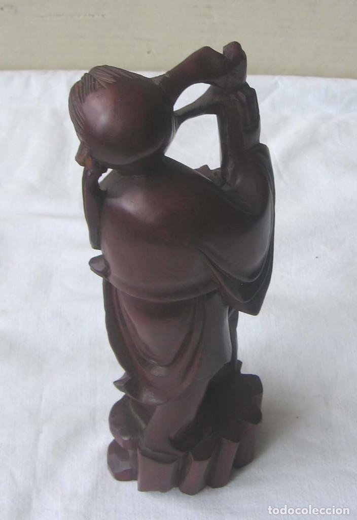 Antig&uuml;edades: FIGURA CHINA de madera - Foto 2