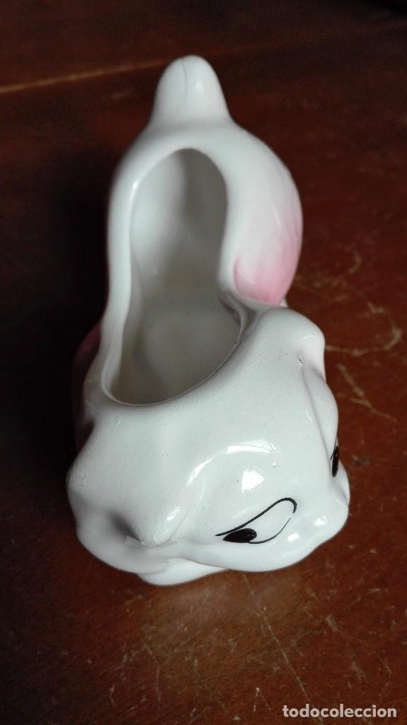 Antig&uuml;edades: Perro palillero de porcelana - Foto 4