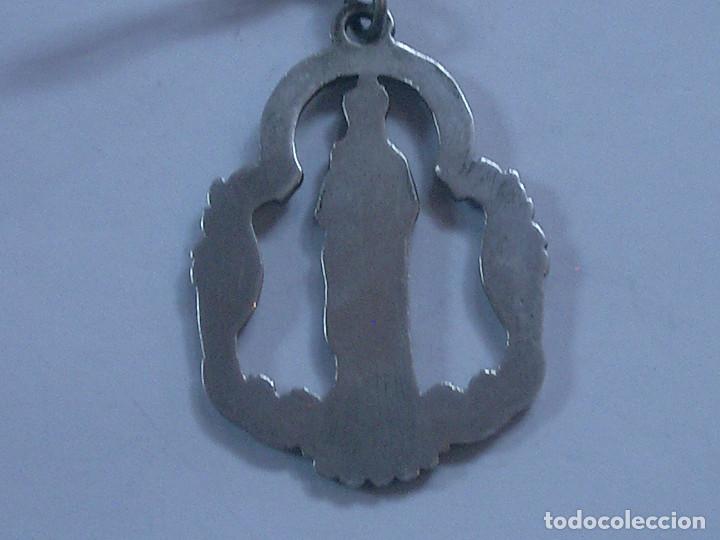 Antig&uuml;edades: Medalla en plata de la virgen del valle. REF-3878 - Foto 3