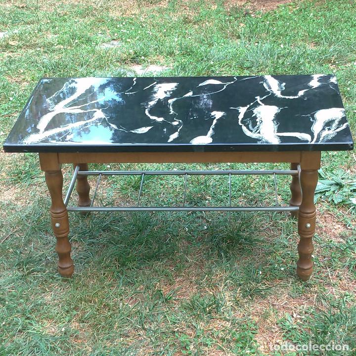 Antig&uuml;edades: Mesa centro vintage animal print. - Foto 1