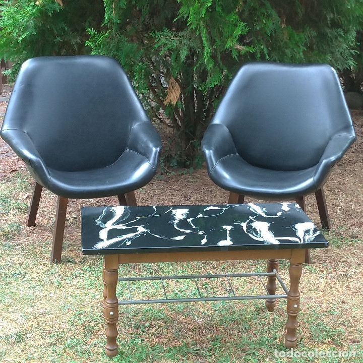 Antig&uuml;edades: Mesa centro vintage animal print. - Foto 6