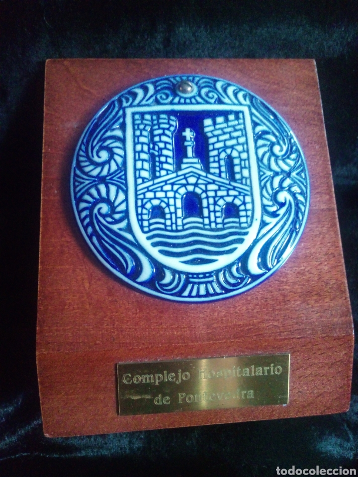 Antig&uuml;edades: Escudo Pontevedra Sargadelos - Foto 7
