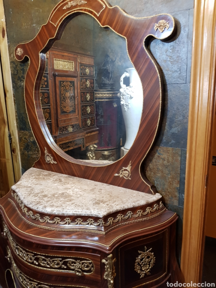 Antig&uuml;edades: COMODA, TOCADOR LINEA Y ESTILO LUIS XV - Foto 4