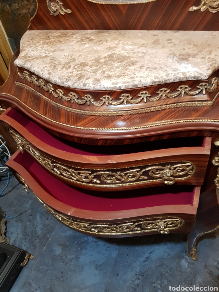Antig&uuml;edades: COMODA, TOCADOR LINEA Y ESTILO LUIS XV - Foto 6