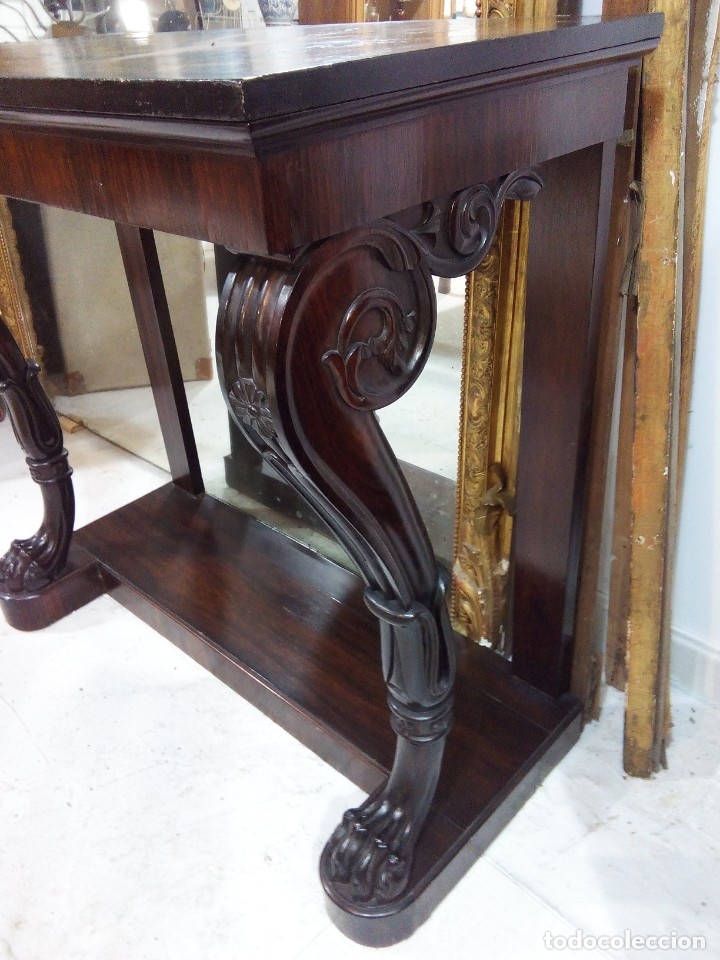 Antig&uuml;edades: CONSOLA DE PALOSANTO - Foto 4