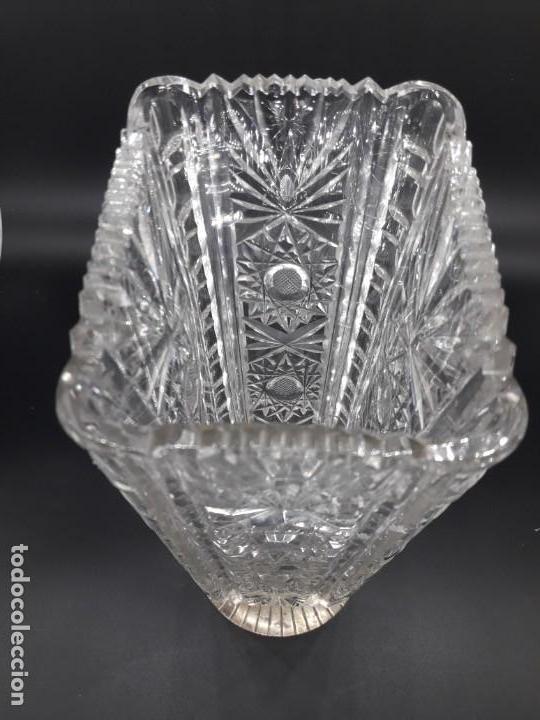Antig&uuml;edades: Florero cristal y plata - Foto 5
