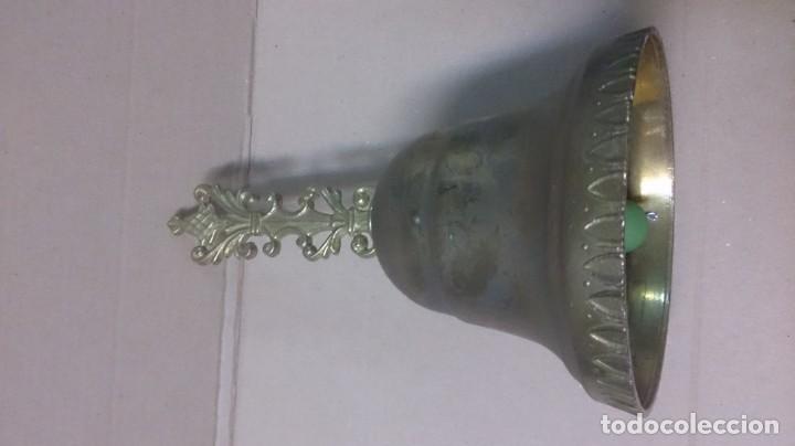 Antig&uuml;edades: Campana de bronce 17x10 ctms - Foto 7