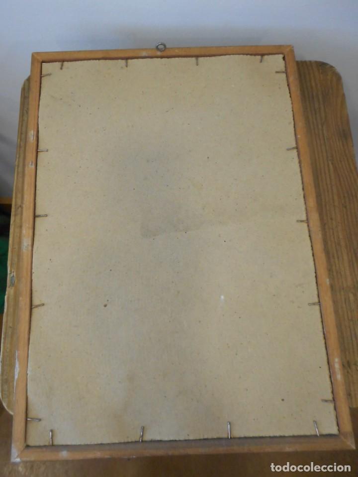 Antig&uuml;edades: Cuadro con recordatorio de comuni&oacute;n 1957 - Foto 4