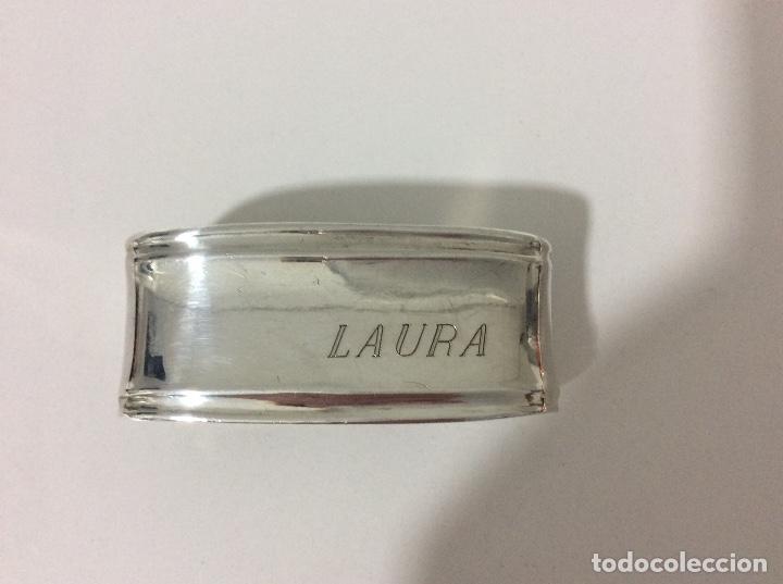 Antig&uuml;edades: Servilletero de plata de ley - Foto 3