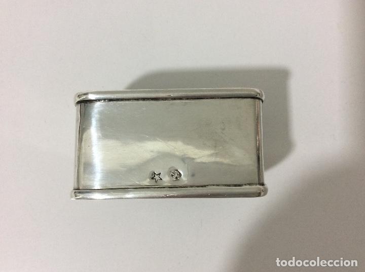 Antig&uuml;edades: Servilletero de plata de ley - Foto 4