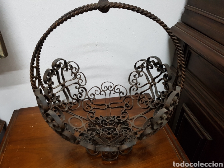 Antig&uuml;edades: Frutero forja a&ntilde;os 60 - Foto 3