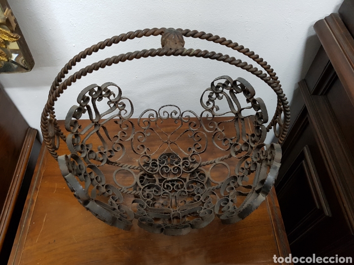 Antig&uuml;edades: Frutero forja a&ntilde;os 60 - Foto 5