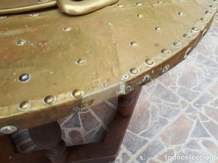 Antig&uuml;edades: antiguo brasero de laton - Foto 7