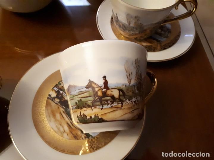 Antig&uuml;edades: antiguo juego de chocolate de limoges - Foto 3