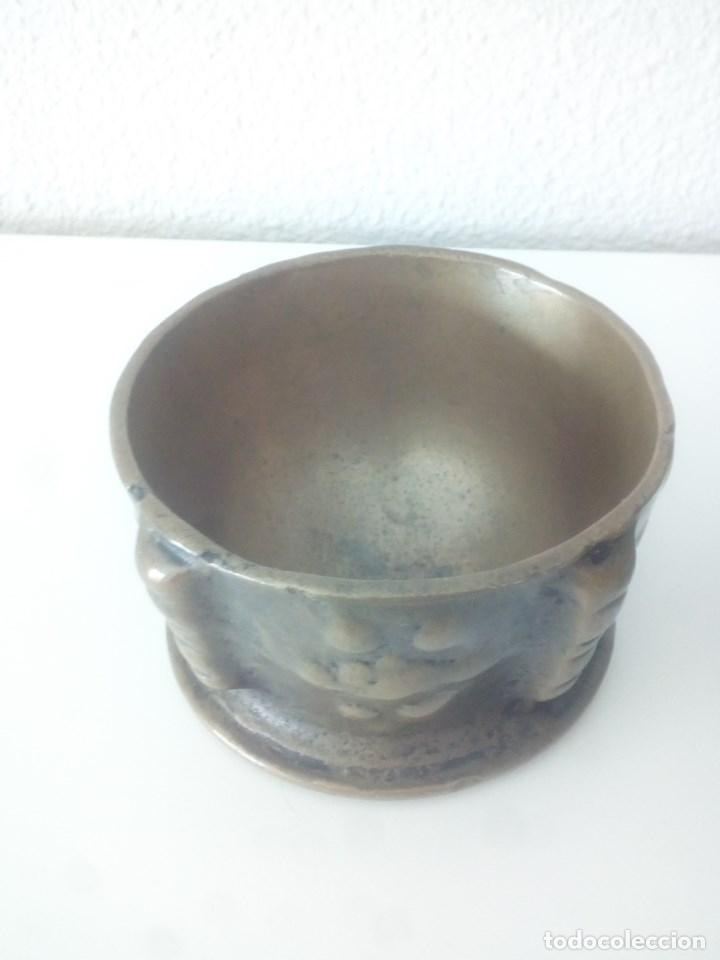 Antig&uuml;edades: 3 Antiguos Morteros-Almirez. Bronce y alabastro. - Foto 13