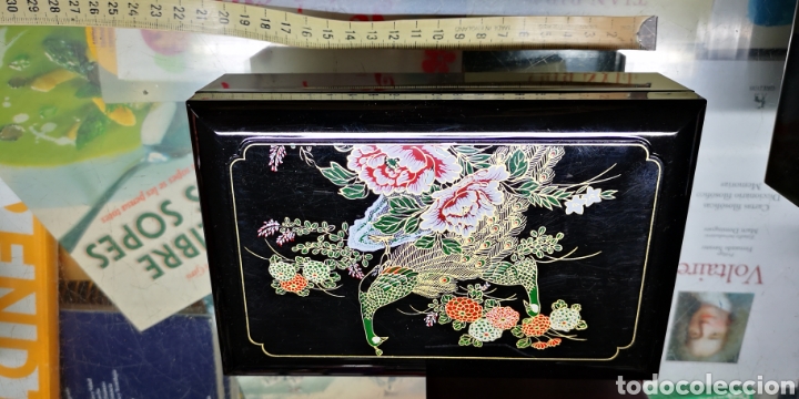 Antig&uuml;edades: Joyero musical japon&eacute;s.Funciona - Foto 5