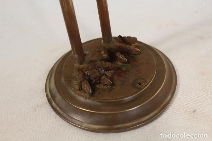 Antig&uuml;edades: ave grulla en bronce - Foto 8