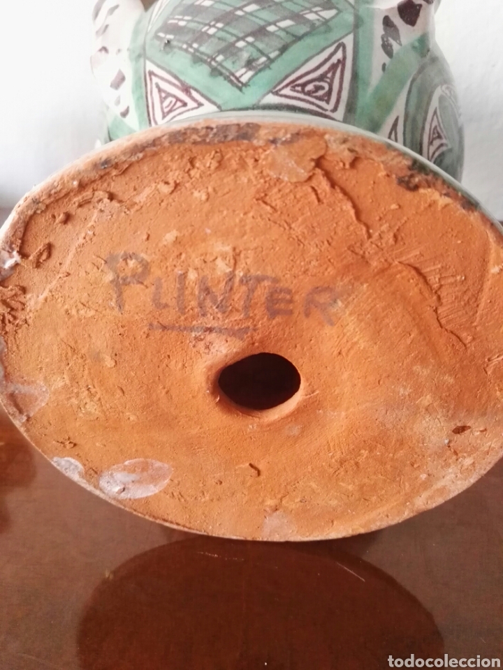 Antig&uuml;edades: Cantaro de barro policromado - Foto 4