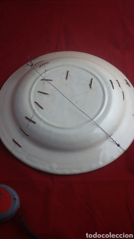 Antig&uuml;edades: Plato &iquest;Manises? 34 cms - Foto 2