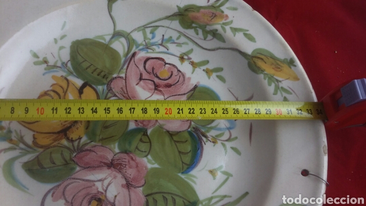 Antig&uuml;edades: Plato &iquest;Manises? 34 cms - Foto 4