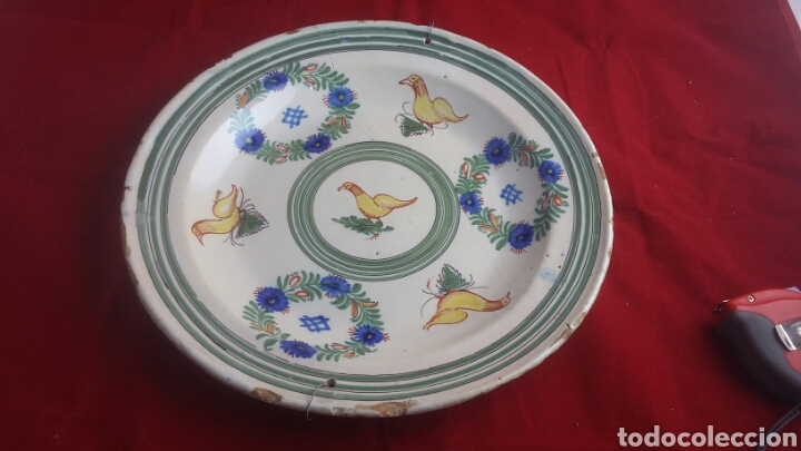 Antig&uuml;edades: Plato &iquest;Manises? 34 cms. - Foto 1