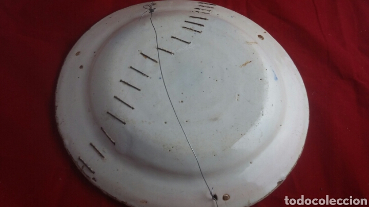 Antig&uuml;edades: Plato &iquest;Manises? 34 cms. - Foto 3