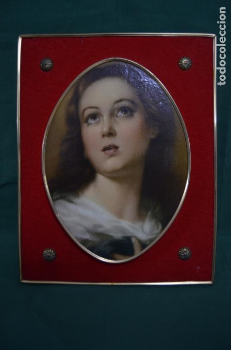 Antig&uuml;edades: Estampa de una virgen #23# - Foto 1