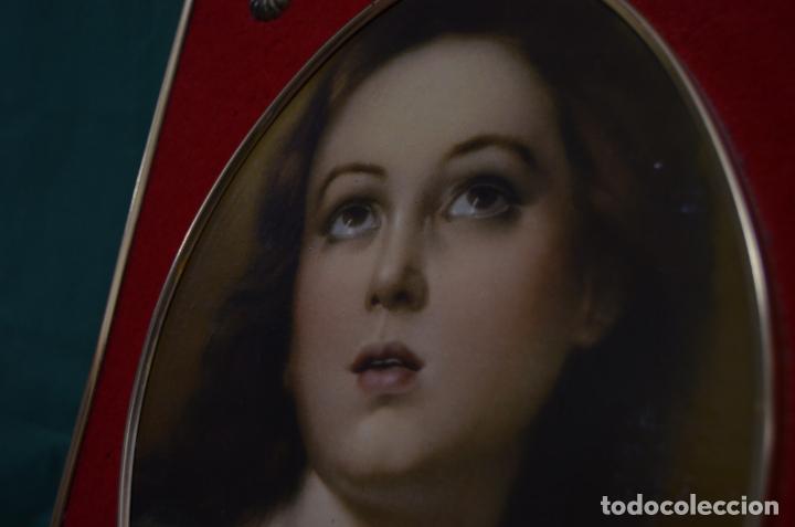 Antig&uuml;edades: Estampa de una virgen #23# - Foto 2