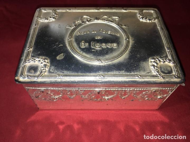 Antig&uuml;edades: ANTIGUA CAJA DE PUBLICIDAD - Foto 2