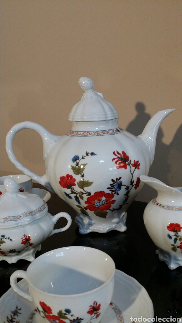 Antig&uuml;edades: Juego de caf&eacute; Bidasoa Carlos IV - Foto 4