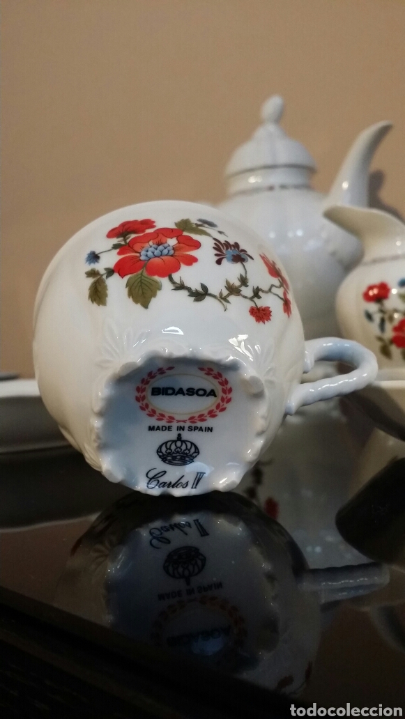 Antig&uuml;edades: Juego de caf&eacute; Bidasoa Carlos IV - Foto 7