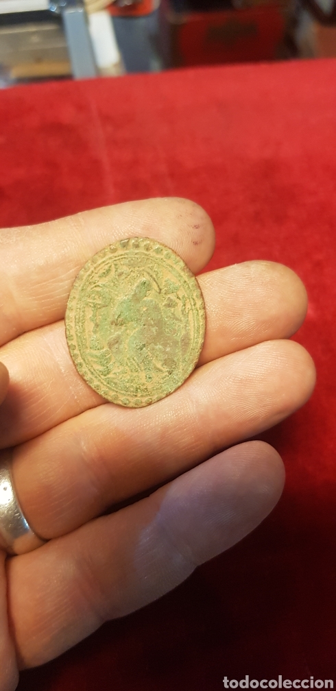 Antig&uuml;edades: Medalla religiosa siglo 18 - Foto 1