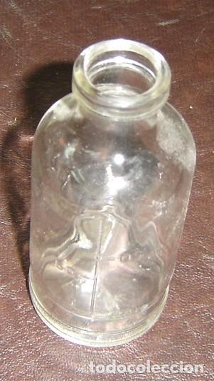 Antiquit&auml;ten: FRASCO DE FARMACIA COLOR TRANSPARENTE 100 cc altura 11 cms.