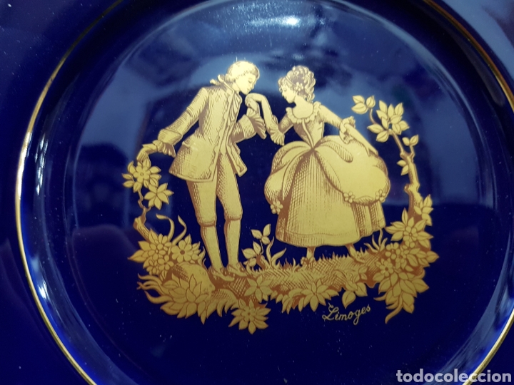Antig&uuml;edades: Plato oro limoges - Foto 2