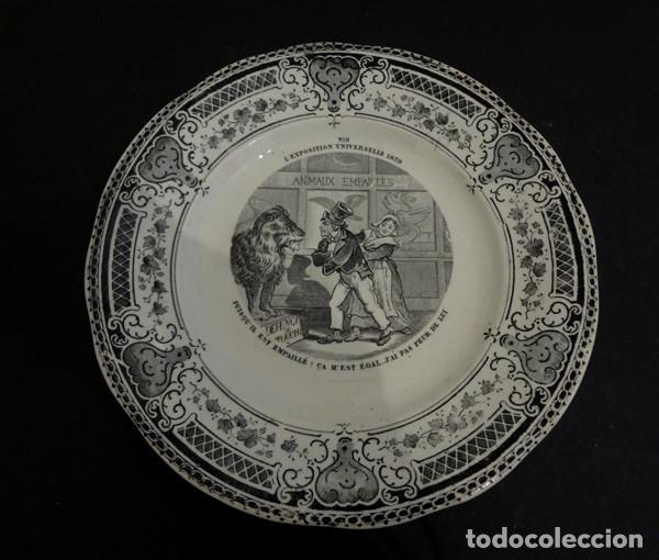 Antig&uuml;edades: Juego de 9 platos del s. XIX - Foto 3