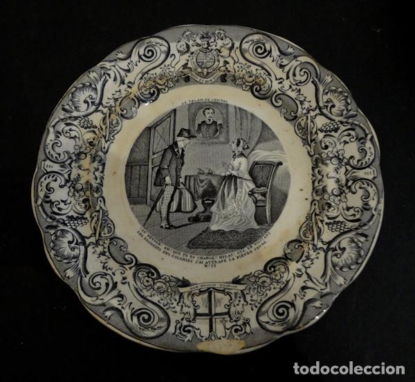 Antig&uuml;edades: Juego de 9 platos del s. XIX - Foto 11