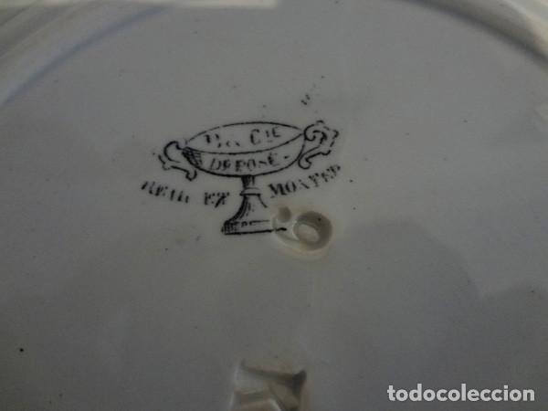 Antig&uuml;edades: Juego de 9 platos del s. XIX - Foto 14